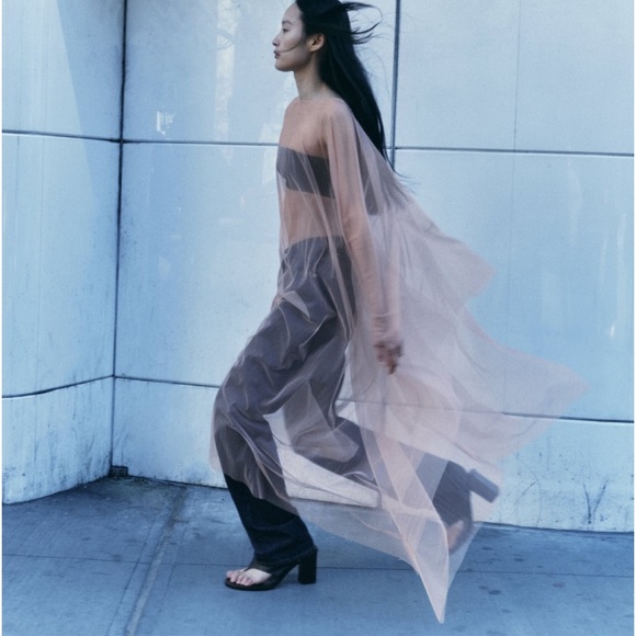 Zara Other - Zara long tulle cape ,cover up ,tunic 2023